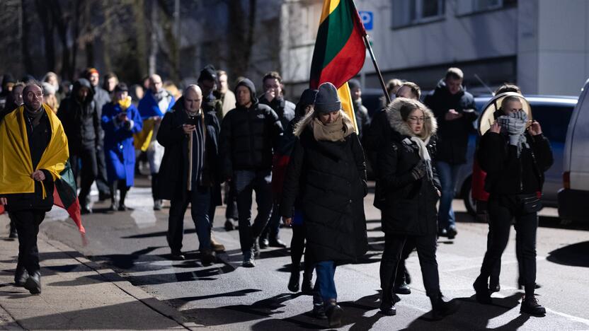 Vienybės ir solidarumo akcija „Laisvė šviečia“ Vilniuje