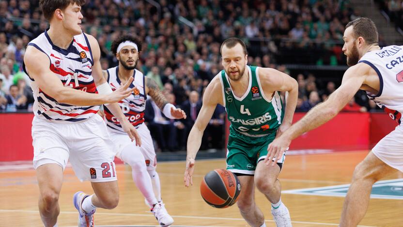 Eurolyga: Kauno „Žalgiris“ – Vitorijos „Baskonia“ (79:75)