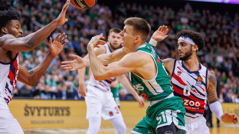 Eurolyga: Kauno „Žalgiris“ – Vitorijos „Baskonia“ (79:75)