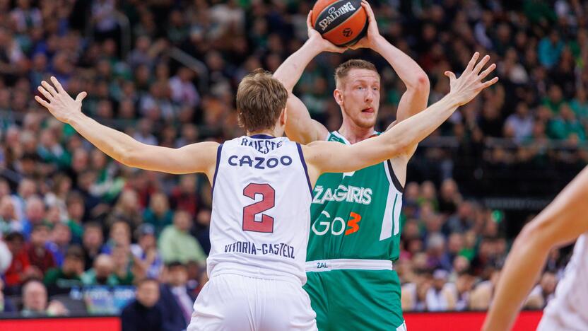 Eurolyga: Kauno „Žalgiris“ – Vitorijos „Baskonia“ (79:75)