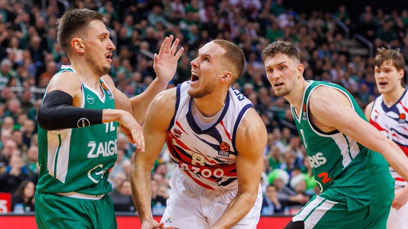 Eurolyga: Kauno „Žalgiris“ – Vitorijos „Baskonia“ (79:75)