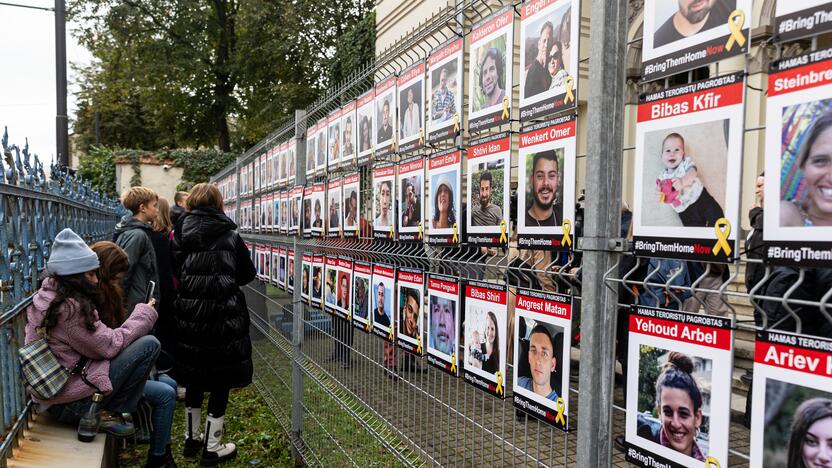 Vilniaus choralinėje sinagogoje paminėtos „Hamas“ išpuolio Izraelyje metinės