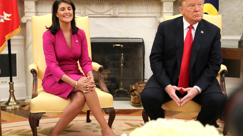 Nikki Haley ir Donaldas Trumpas