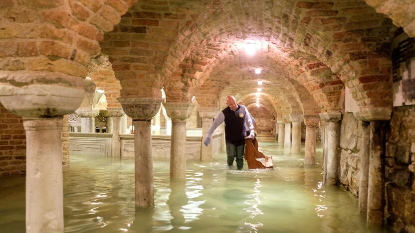 Veneciją užliejo potvynis