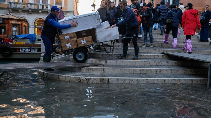 Veneciją užliejo potvynis