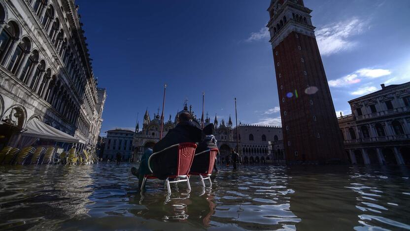 Veneciją užliejo potvynis