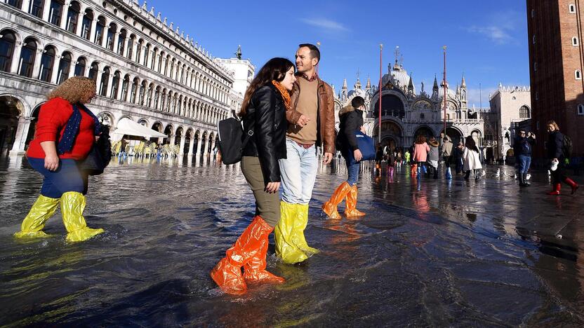 Veneciją užliejo potvynis