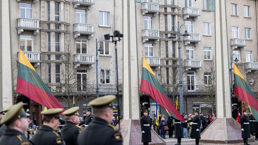 Iškilminga valstybės vėliavos pakėlimo ceremonija