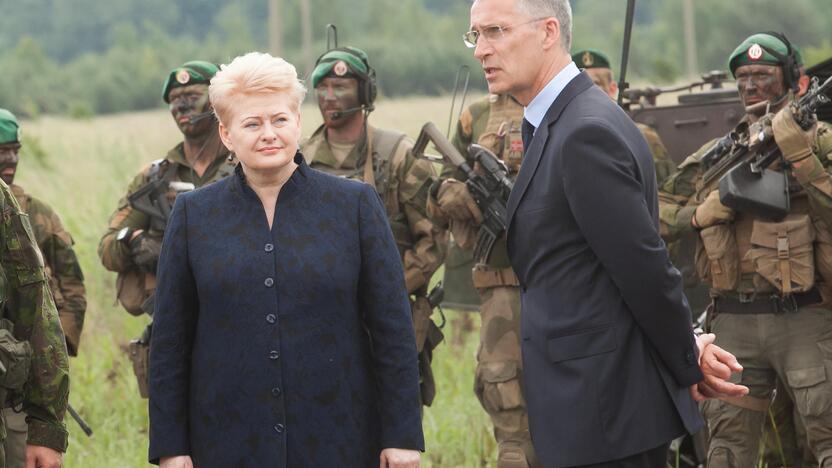 Dalia Grybauskaitė ir Jensas Stoltenbergas