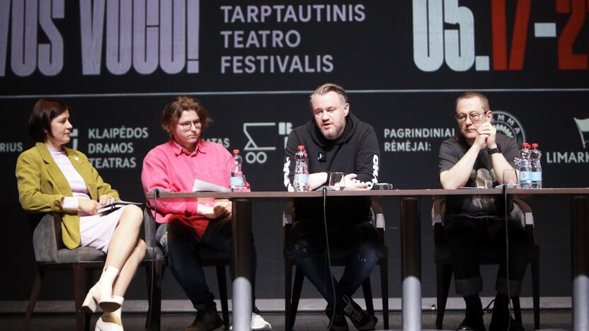 "TheAtrium": festivalio detales aptarė Klaipėdos dramos teatro atstovai.