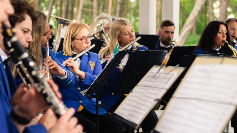 Tradicija: Palangos Birutės parkas jau prisipildo pučiamųjų muzikos garsų – ir šį sezoną tęsiamas koncertų ciklas "Orkestro vasara".