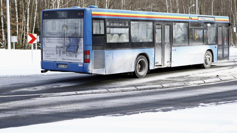 Nesaugu: dėl prastų ir pavojų keliančių oro sąlygų kelių autobusų maršrutai bus sutrumpinti.