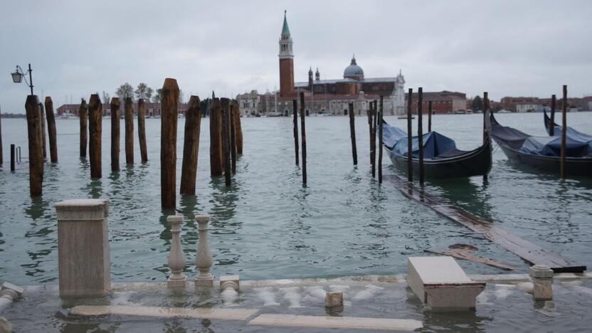 Veneciją užliejo potvynis