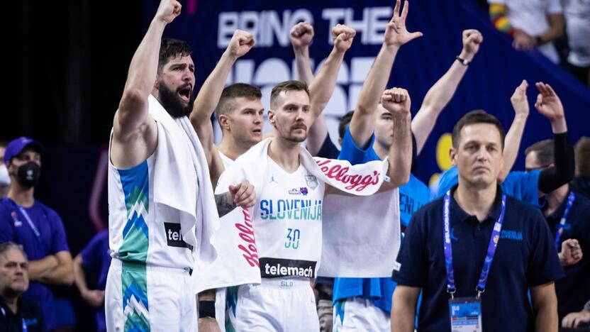 Europos krepšinio čempionatas: Lietuva – Slovėnija 85:92