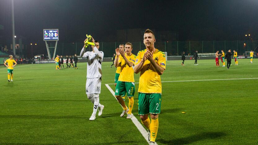 Futbolas: Lietuva-Rumunija 1:2