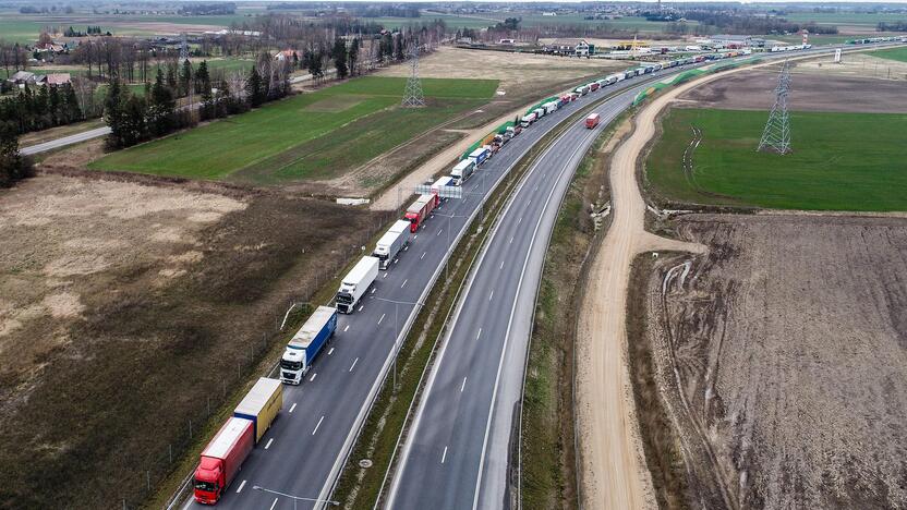 Vilkikų eilės Lietuvos pasienyje su Lenkija