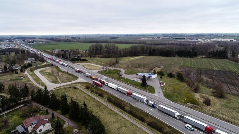 Vilkikų eilės Lietuvos pasienyje su Lenkija