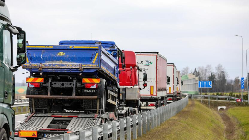 Vilkikų eilės Lietuvos pasienyje su Lenkija