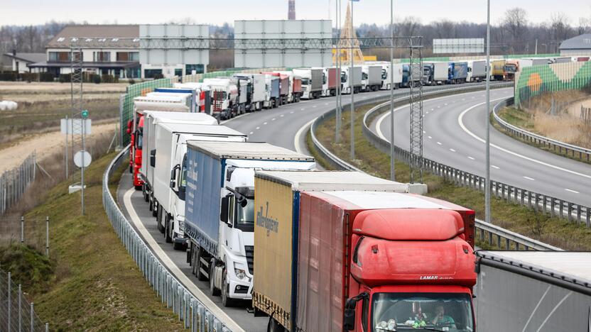 Vilkikų eilės Lietuvos pasienyje su Lenkija