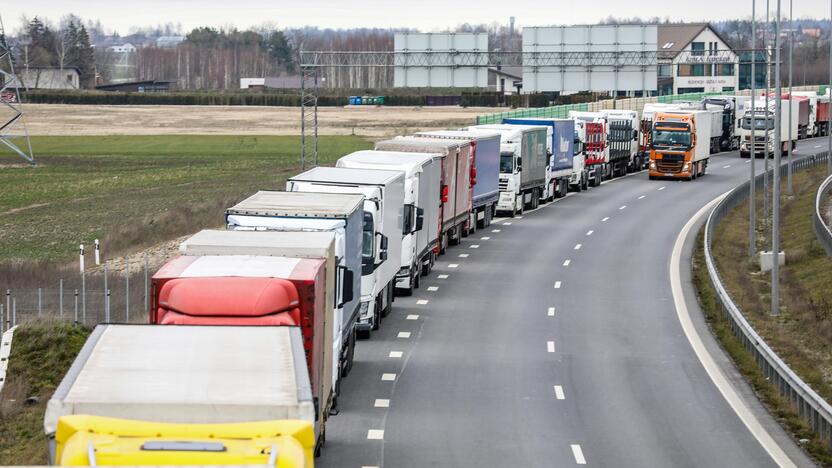 Vilkikų eilės Lietuvos pasienyje su Lenkija