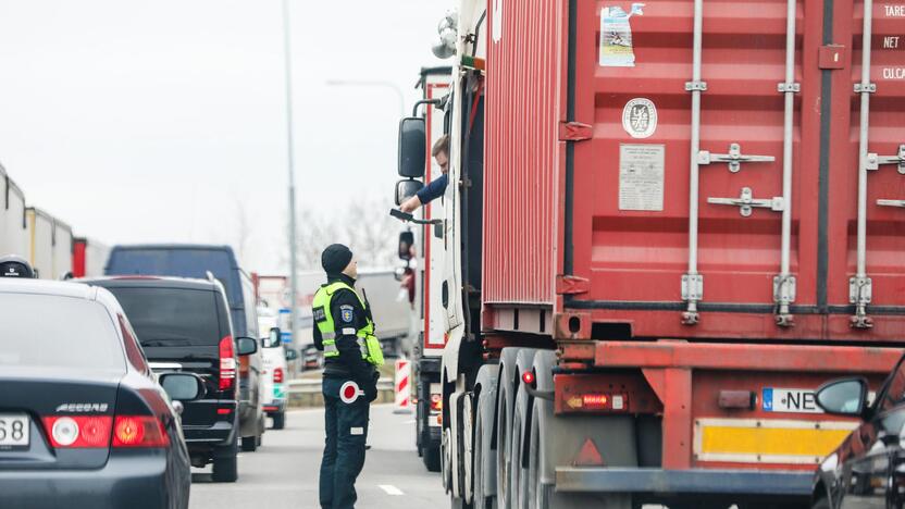 Vilkikų eilės Lietuvos pasienyje su Lenkija