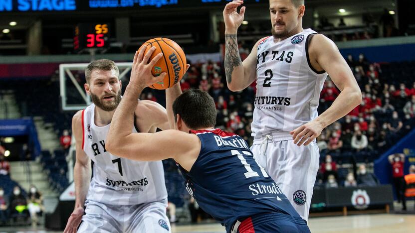 FIBA Čempionų lyga: „Rytas“ – Strasbūro IG 71:76