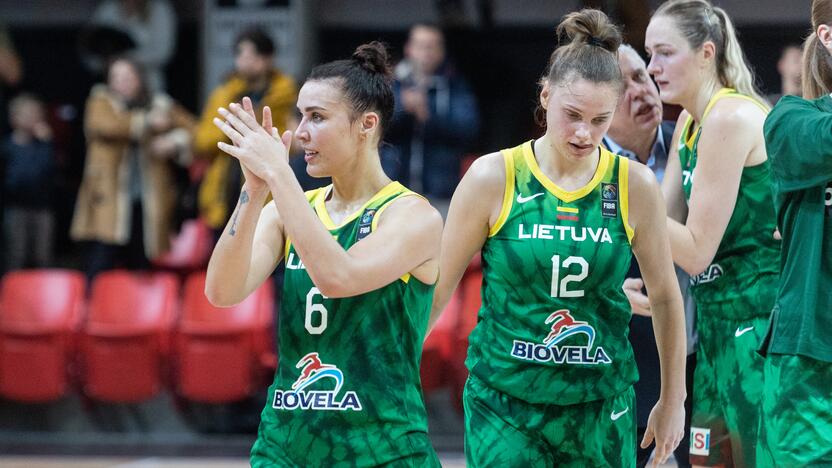 Europos moterų krepšinio čempionato atranka: Lietuva – Prancūzija 75:83