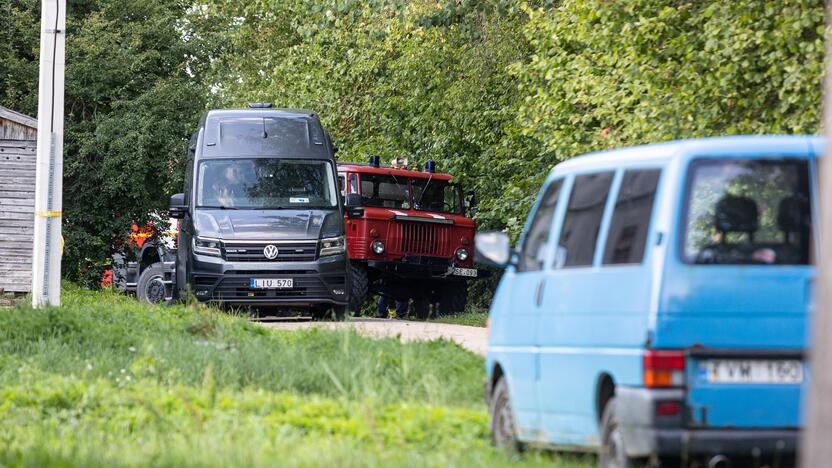 Automobilio sprogimo Molėtų rajone apylinkės