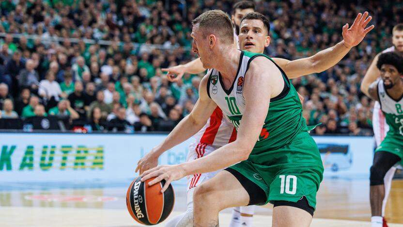 Eurolyga: Kauno „Žalgiris“  –  Belgrado „Crvena Zvezda“ 79:74