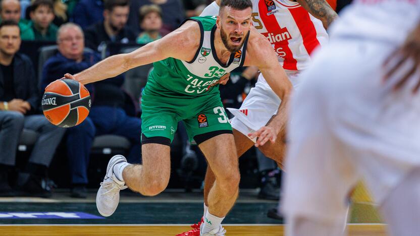 Eurolyga: Kauno „Žalgiris“  –  Belgrado „Crvena Zvezda“ 79:74