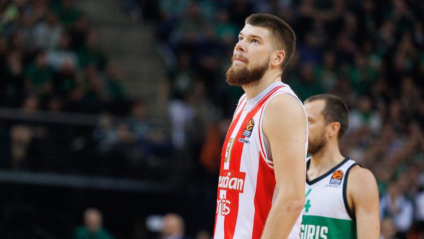 Eurolyga: Kauno „Žalgiris“  –  Belgrado „Crvena Zvezda“ 79:74