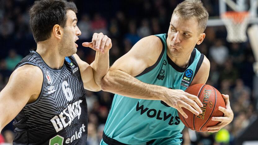 Europos taurė: Vilniaus  „Wolves“ – Stambulo „Bešiktaš“ 90:88