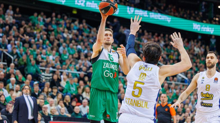 Eurolyga: Kauno „Žalgiris“ – Stambulo „Fenerbahce“ 98:75