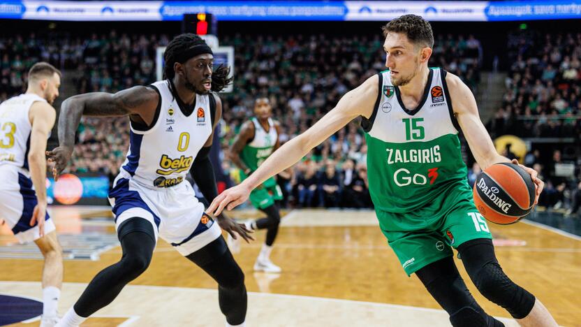 Eurolyga: Kauno „Žalgiris“ – Stambulo „Fenerbahce“ 98:75