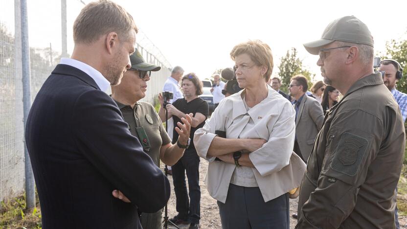 Lietuvos ir Latvijos užsienio reikalų ministrų vizitas pasienyje