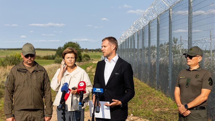 Lietuvos ir Latvijos užsienio reikalų ministrų vizitas pasienyje