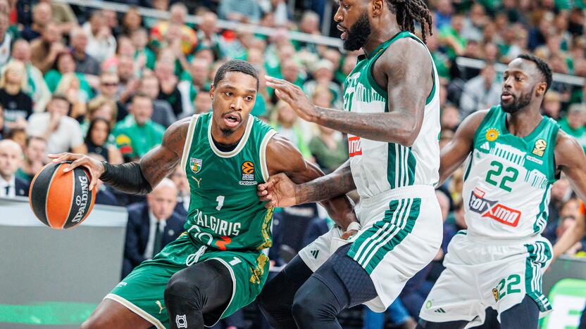 Eurolyga: Kauno „Žalgiris“ – Atėnų „Panathinaikos“ 84:77