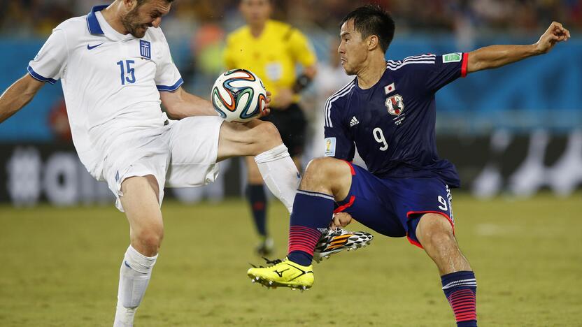 Pasaulio futbolo čempionatas: Japonija - Graikija