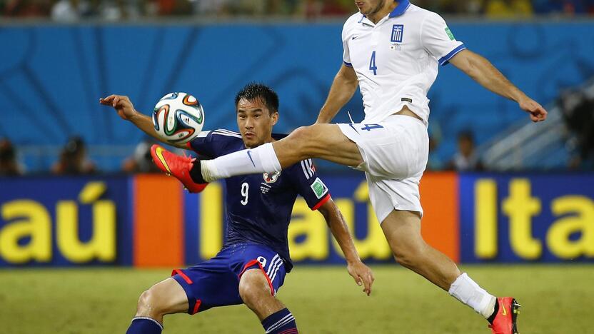 Pasaulio futbolo čempionatas: Japonija - Graikija