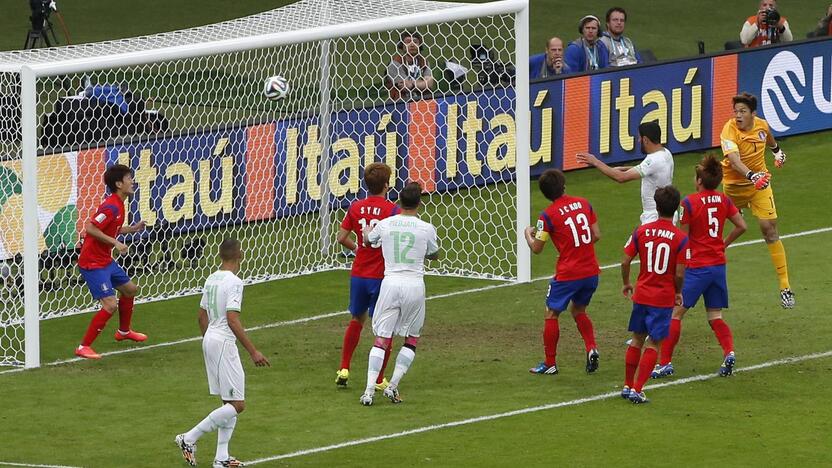 Pasaulio futbolo čempionatas: Alžyras - Pietų Korėja