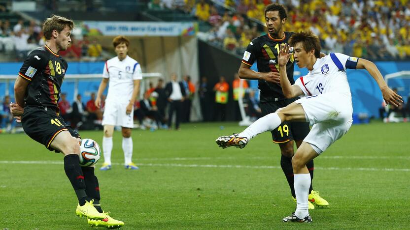 Pasaulio futbolo čempionatas: Belgija - Pietų Korėja