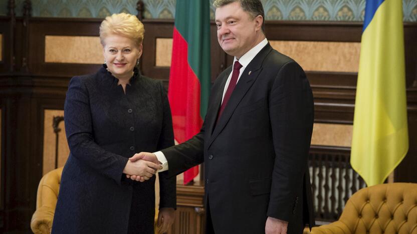 Dalia Grybauskaitė ir Petro Porošenka