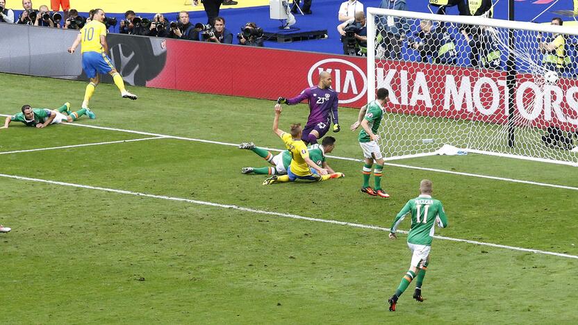 Euro 2016: Švedija - Airija 1:1