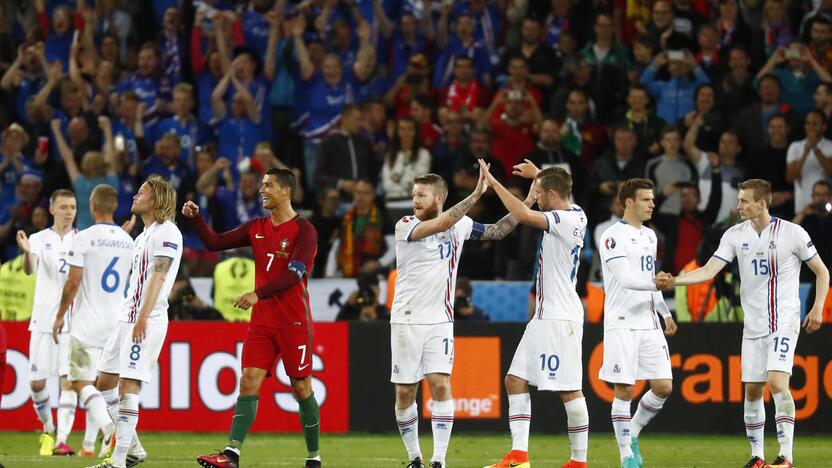 Euro 2016: Portugalija - Islandija 1:1