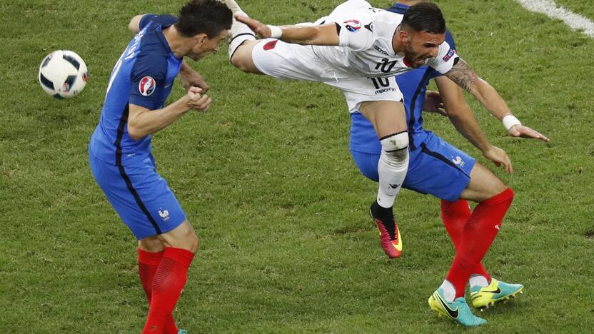 Euro 2016: Prancūzija - Albanija 2:0