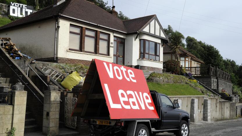 Didžiojoje Britanijoje – istorinis referendumas