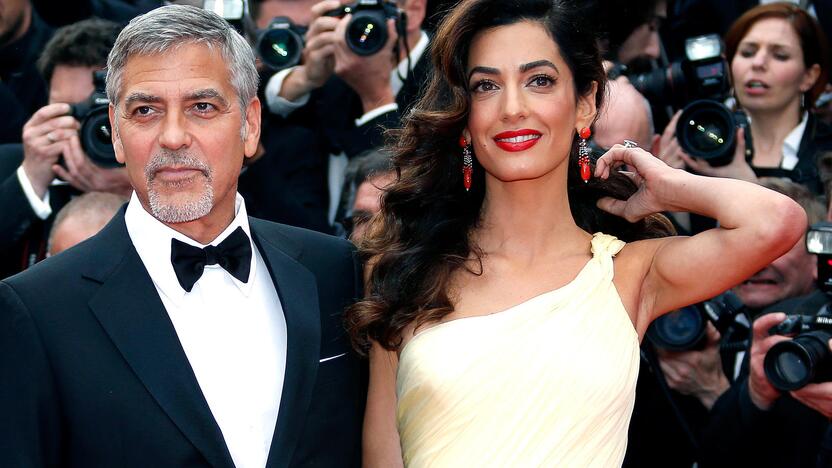 George Clooney ir Amal Clooney