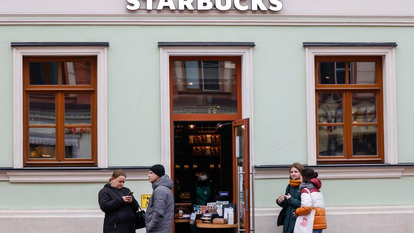  „Starbucks“ Maskvoje