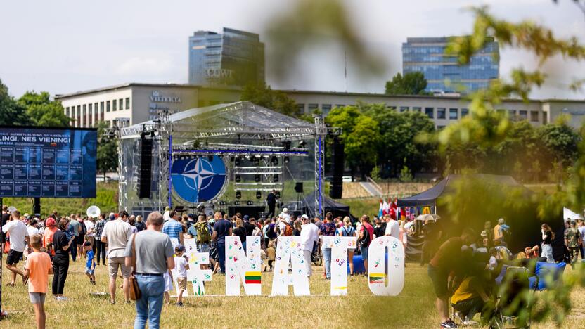 NATO festivalis prie Baltojo tilto