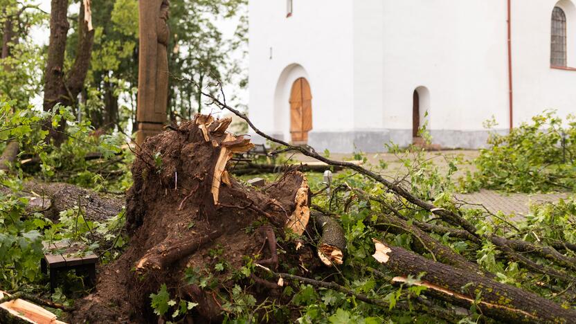 Audros padariniai Žagarėje